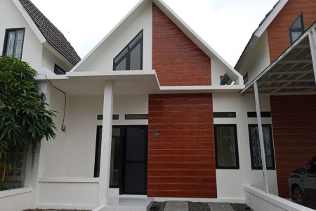 Bumi Cahaya Sakura Bogor rumah tipe 36 tampak depan