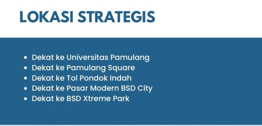Pamulang Premiere Tangerang Selatan