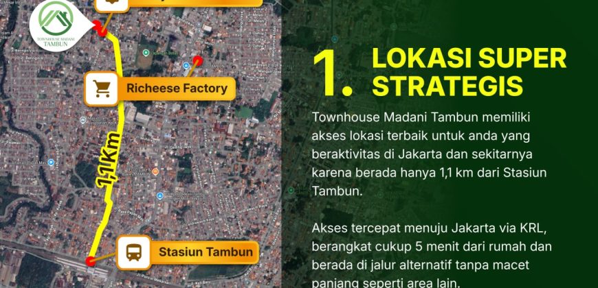 Townhouse Madani Tambun Bekasi